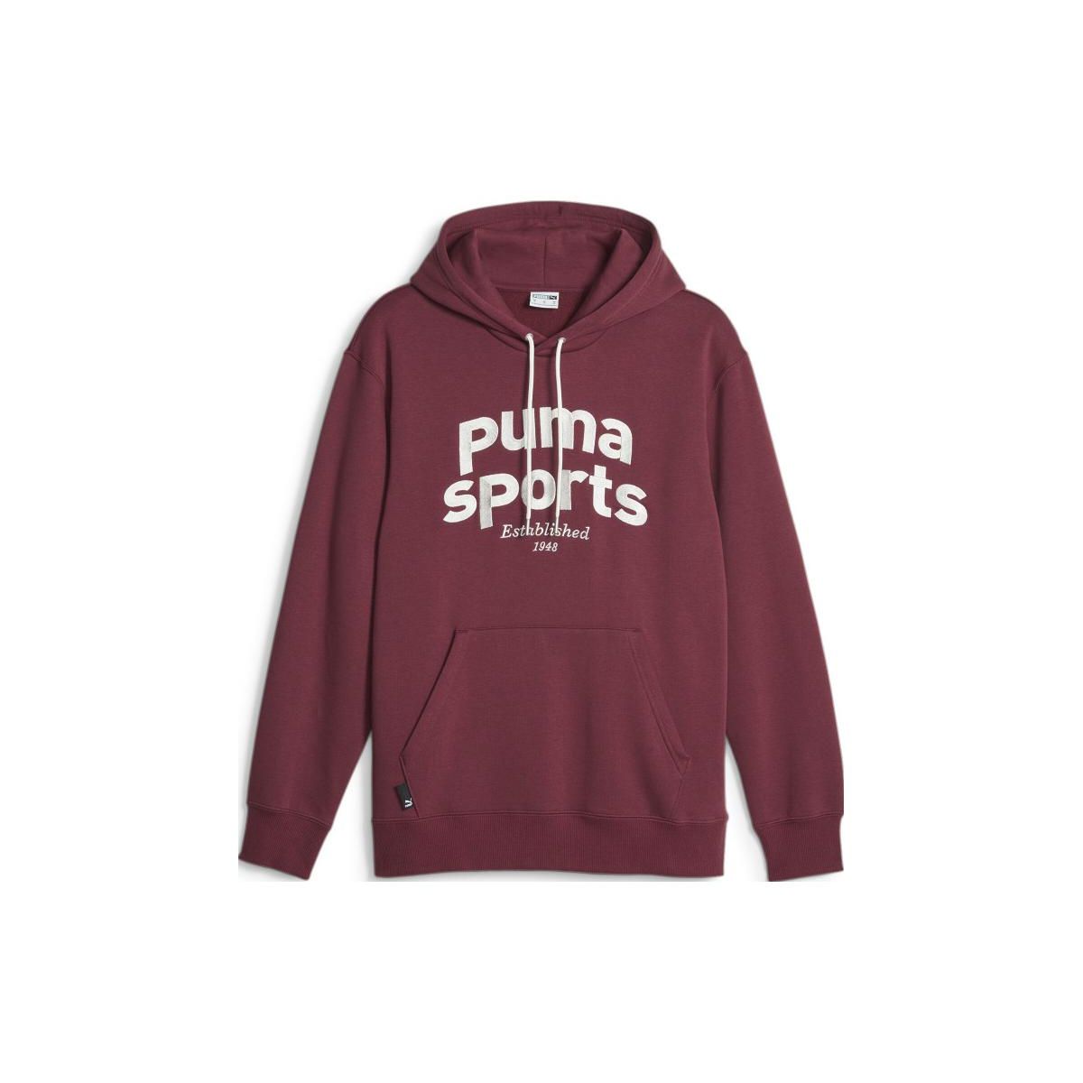 

Puma Командное флисовое худи с принтом букв, пуловер с длинным рукавом, винтажная американская толстовка, мужские худи, красный 625206-22 S