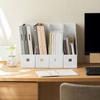 1Pcs New Document Paper File Storage Rack Stand Shelf Rack Plastic Desktop File Folder Desk Vertical Book Magazine Holder