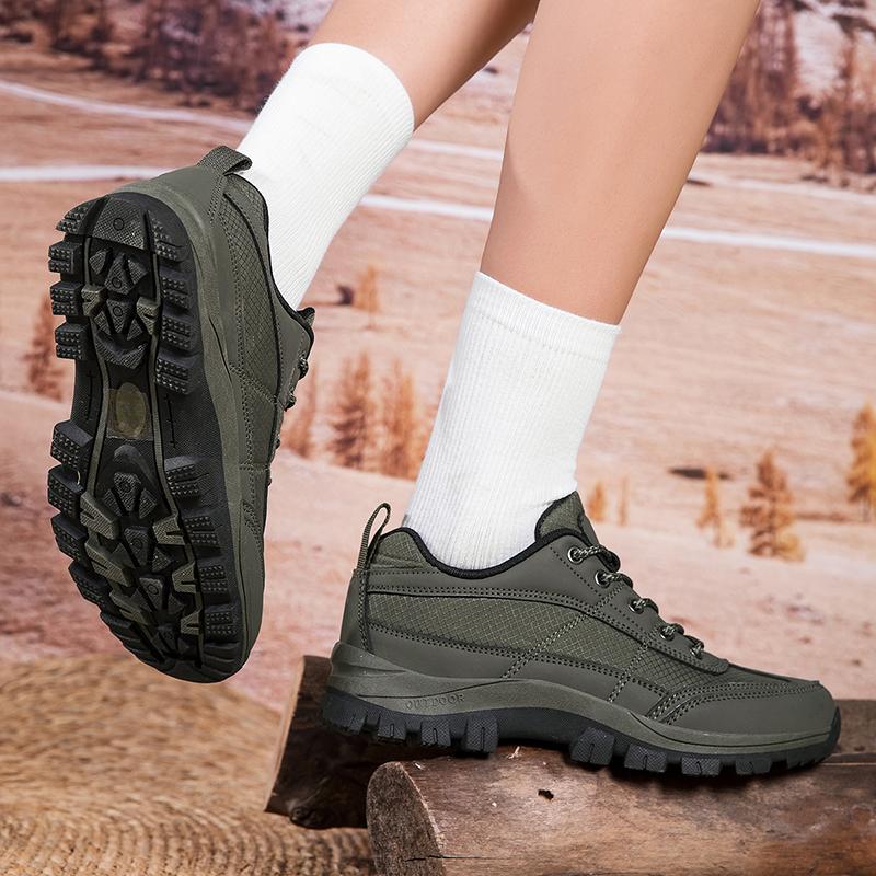 TUINANLE Autumn Sneakers Men's Outdoor Breathable Hiking Shoes Soft Sole Sneakers for Camping Low-top Boots Women