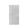 A6 6-Hole High-Transparency Vertical Card Album Inner Page - Compact 3-Inch Four-Grid Storage for Daily & Weekly Cards.