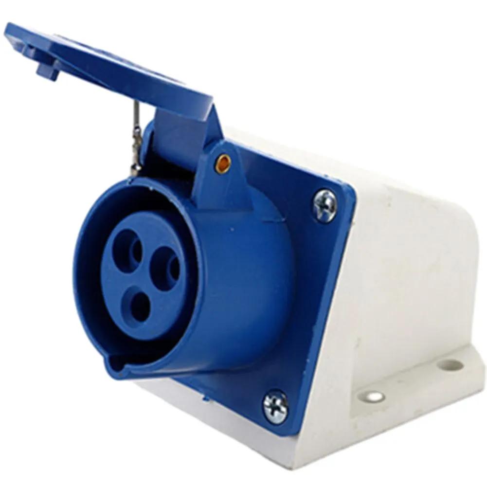 

Power Socket Socket Quick Installation Wear-resistant 16A Anti-corrosion Easy To Use Hauling Non-deformation 220V CHINA
