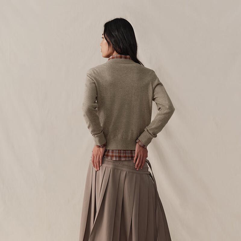 GREEN BELT Vintage Little Horse Jacquard Wool Sweater