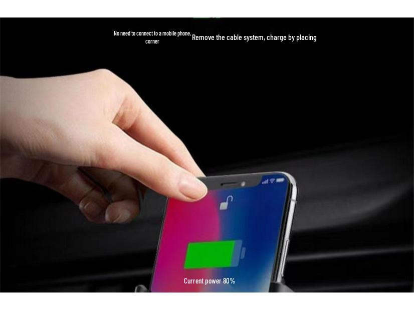 15W Wireless Car Charger with PD Fast Charging