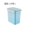 Rectangular Plastic Trash Can - Press-Type with Lid, Fits Bedroom, Living Room, Kitchen & Bathroom WF1020