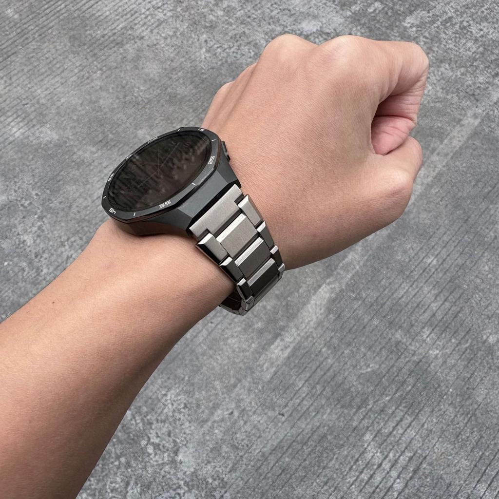 22mm Titanium Strap For HUAWEI WATCH Ultimate 1/2/Buds Metal Luxury Band For Huawei Watch 5 4/GT 6 5 4 Pro 3 2 46mm GT2e GT3 SE