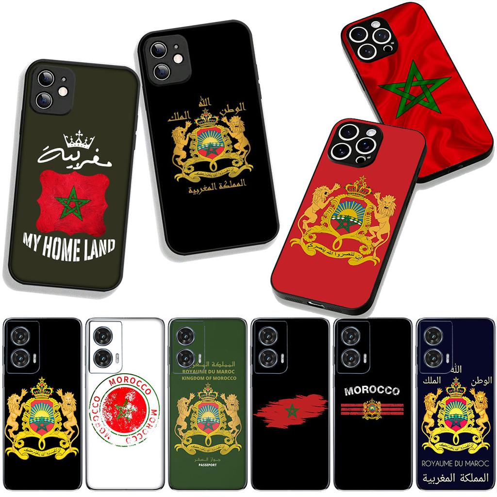for Xiaomi Redmi Note 14 12 13 ProPlus A4 A3 Pro Plus 12C 13C 14C 5G Phone Cover Case Flag Morocco