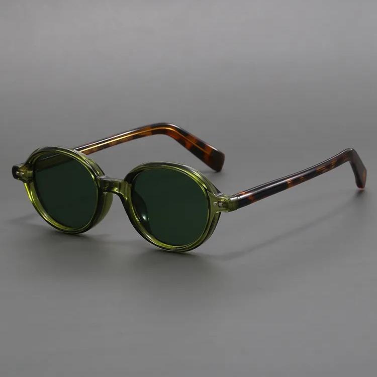 New Small Oval Sunglasses For ladies  Designer Fashion Luxury Shades UV400 Small Round Men Vintage Sun Glasses