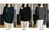 Women's 2024 Loose Fit Pure Wool Round Neck Sweater for Autumn/Winter