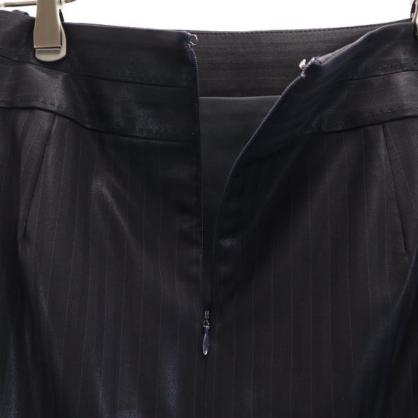 iCB wool blend Striped Pattern Skirt suit Setup 7 tailored jacket Women Used