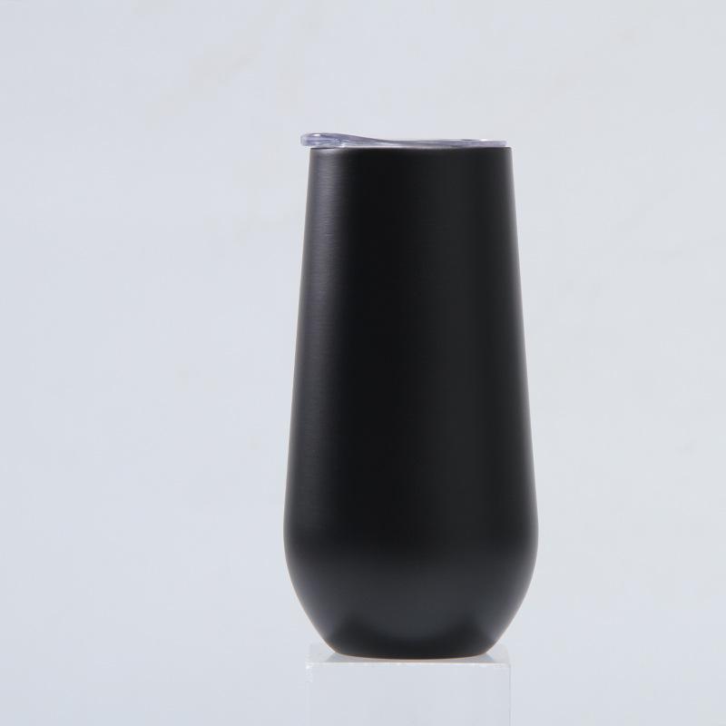 6Oz Eggshell Cup 304 Stainless Steel Swig Double-Layer Vacuum Thermos Cup Creative Red Wine Glass U-Shaped Cup