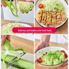 Multifunctional Oversized Peeler & Shredder for Cabbage, Fruits, and Pumpkin with Wide Mouth Blade