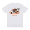 Cute Cat Beans Graphic Printed TShirt for Women Casual Feminine Short Sleeve Tee Humorous Animal Design Top Clothing