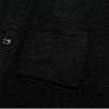 Uniqlo FW23 U Series Solid Color Loose Knit Shirt Jacket Unisex Jackets Black 462921-09