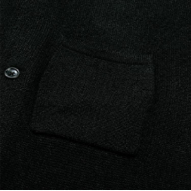 Uniqlo FW23 U Series Solid Color Loose Knit Shirt Jacket Unisex Jackets Black 462921-09