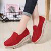 2024 Spring Platform Women Shoes Flats Sneakers Suede Leather Women Casual Shoes Slip On Flats Heels Creepers Moccasins