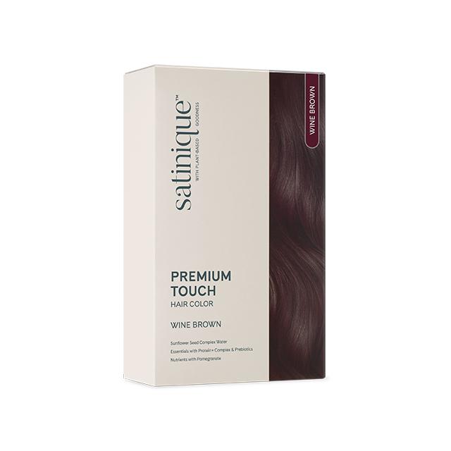 Satinique Premium Touch Hair Color Wine Brown