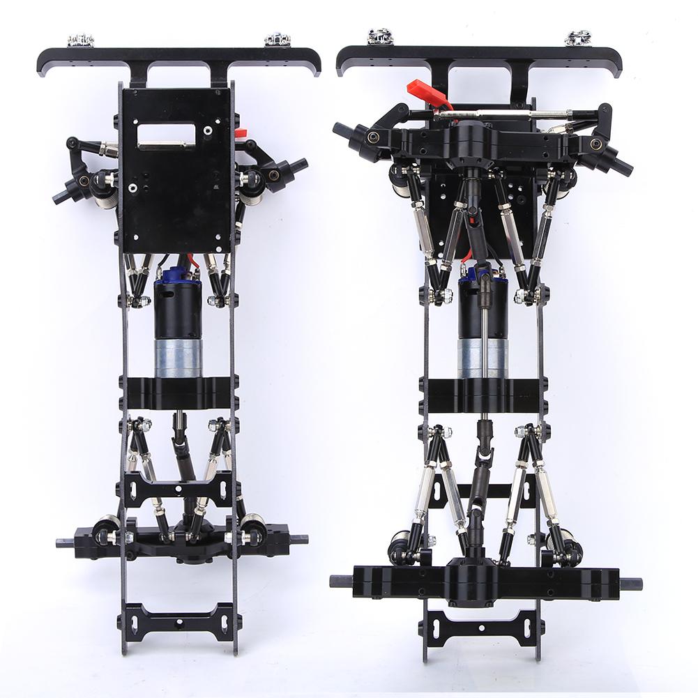 Metal RC Car Body Chassis Frame Kit Fits for MN D90 1 12 Climbing Car(Black S MN 90BL )