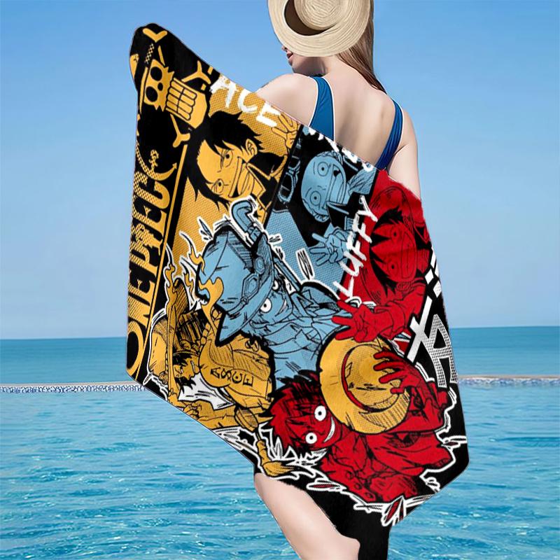 pirate Adventure Beach Towel, Super Soft Microfiber, Gift for Her/Him, Birthday, for Pool, Beach, Travel, Home Decor Fan gifts