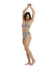 Arena Stroje Pływackie Women's Bikini Halterneck Allover Black Multi 005182/520 D34