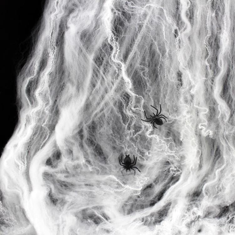 Хэллоуинская скатерть с тыквами и привидениями для обеденных и журнальных столиков - Праздничный декор и атмосфера