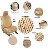 Universal Ice Silk Car Seat Cushion - All-Season Luxury Woven Cover, Breathable, Cooling, Full Surround Design