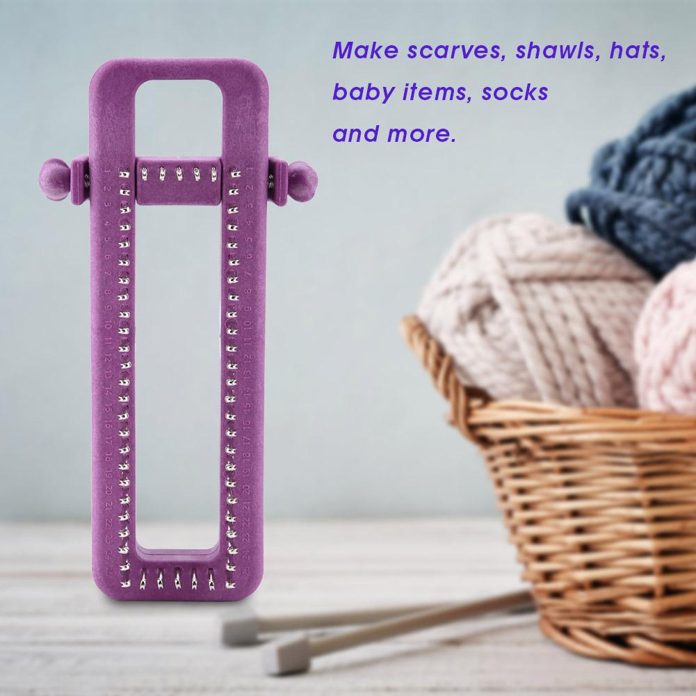 Adjustable Sock Loom Kit Knitting Board for Handmade Socks Scarf Hat
