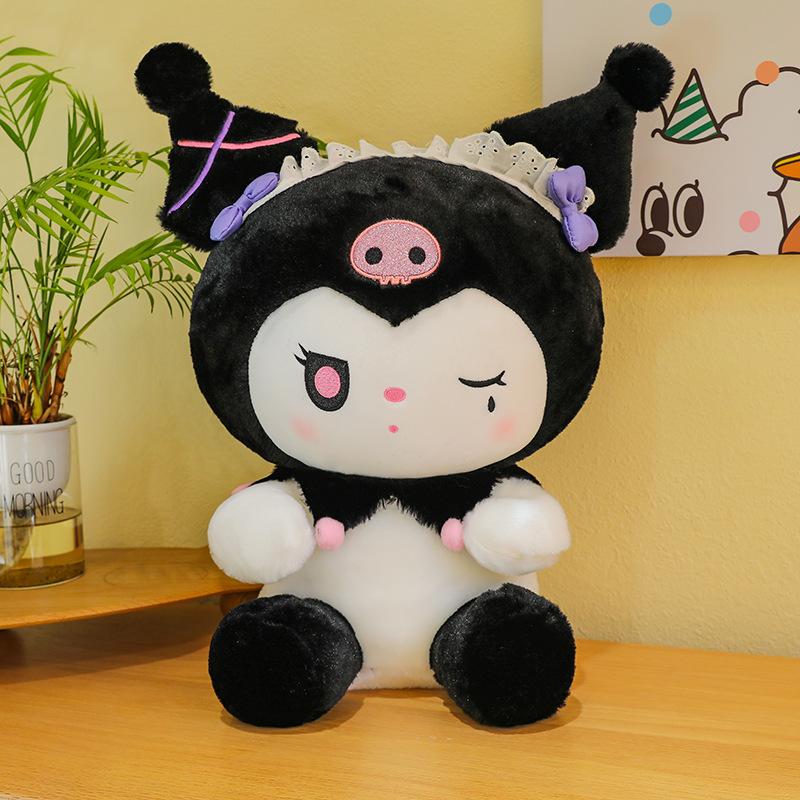 25cm Cute Dark Devil Plush Doll Large Cartoon Stuffed Animal Pillow Room Decoration Gift For Girls