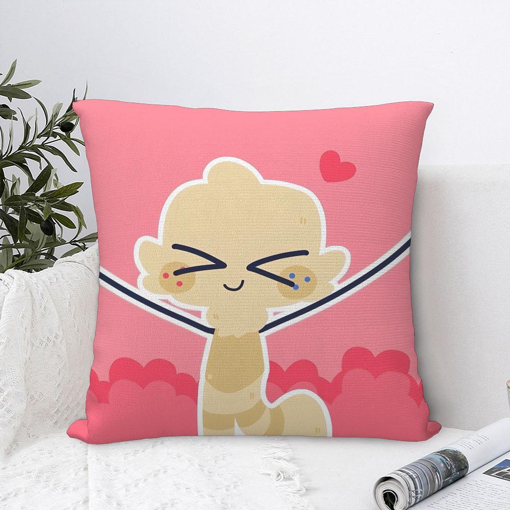 Game D-Dandys World Pillow Case Sofa Decorative Home Double-sided Print Plush Square Throw Pillow Covers Cushion Decor Cover
