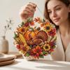 Diamond Art Ornamenten Set Halloween Kerstmis Thanksgiving Huis Deur Hangende Decoratie Schilderen Ouder-Kind Interactie