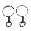 2 Pcs Round Rearview Mirrors for 22mm Handlebars
