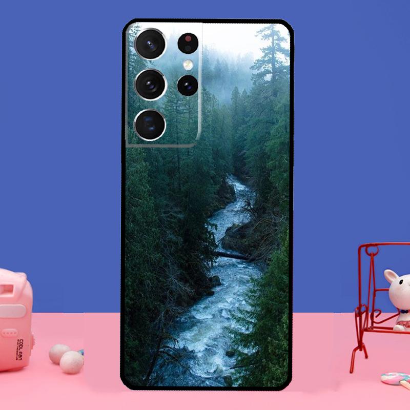 Beautiful Nature Forest Tree Case For Samsung Galaxy S22 S21 Note 20 Ultra Note 10 S8 S9 S10 Plus S20 FE Phone Cover