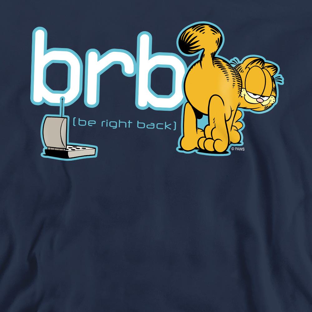 Garfield Unisex Adult Be Right Back Sweatshirt