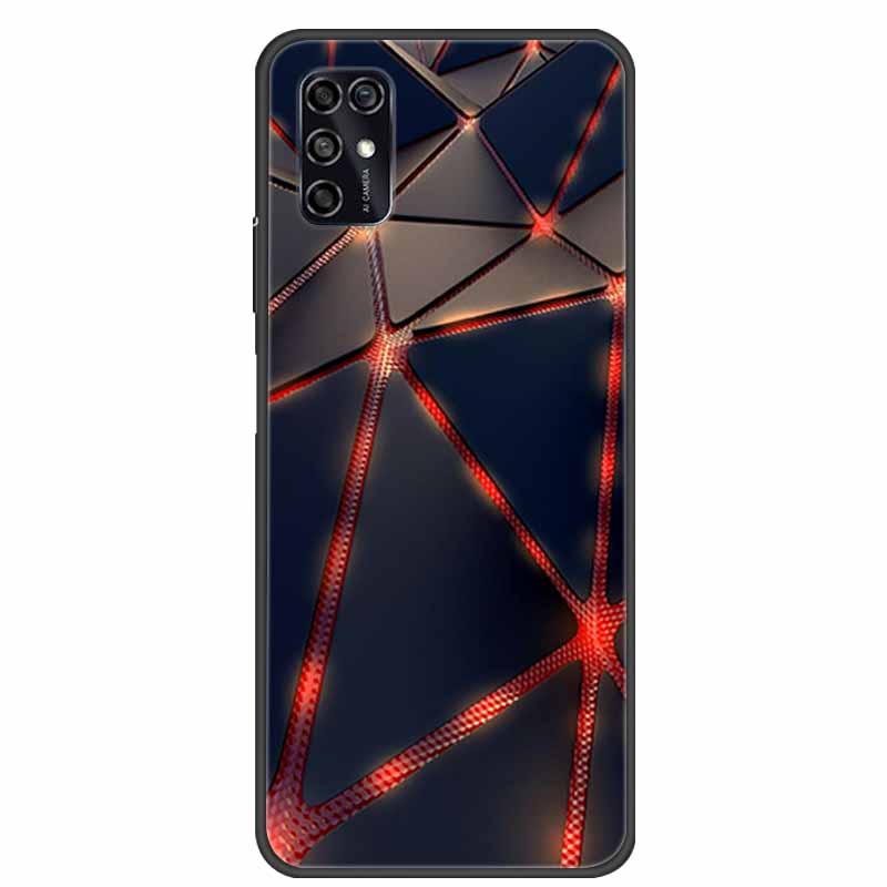 For ZTE Blade V2020 Smart Case Black Bumper Silicon TPU Soft Phone Cover Case For ZTE Blade V20 Smart 8010 Funda Cartoon Coque