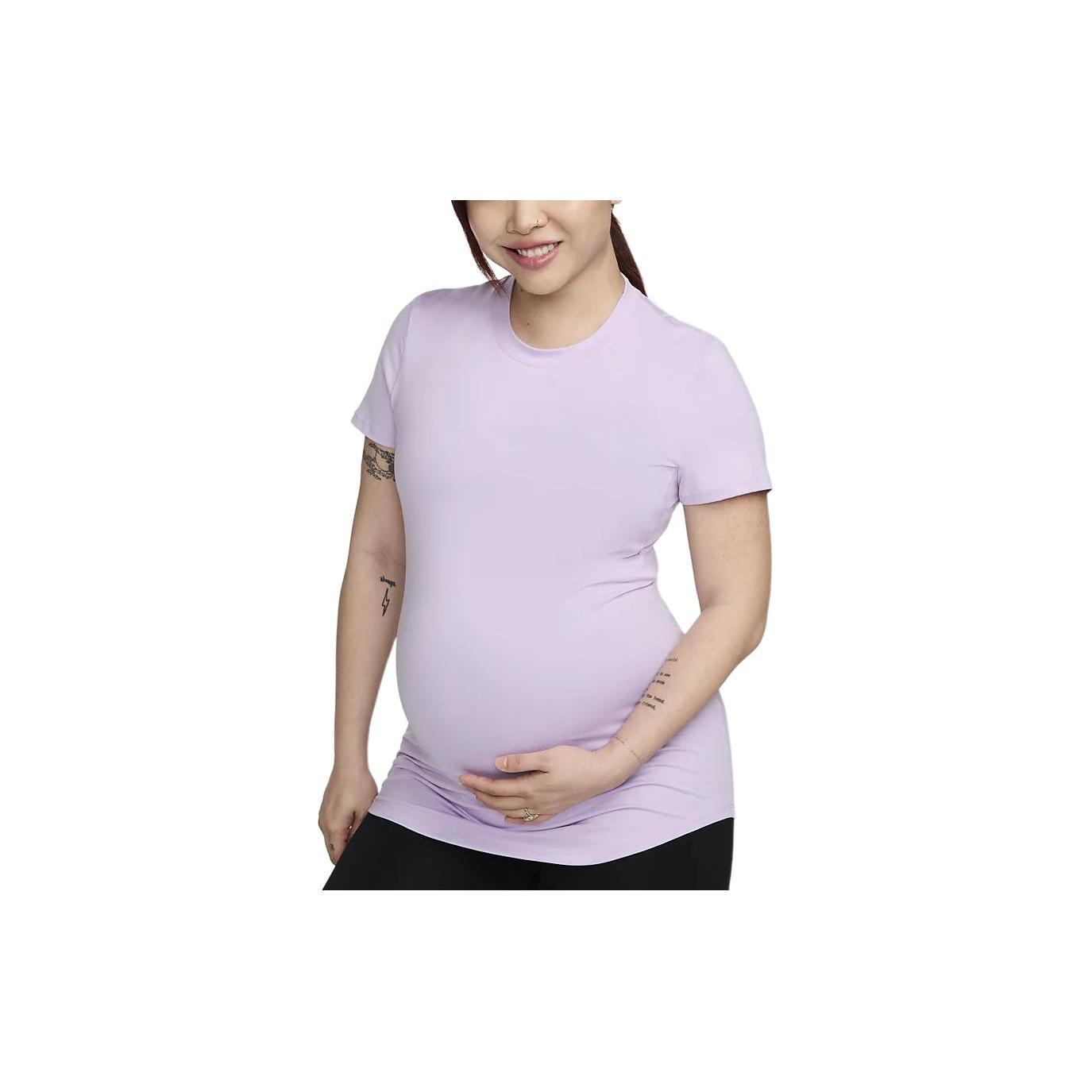 

New Nike Dri Fit T Shirt Women s Lilac Red FN5002-512 M
