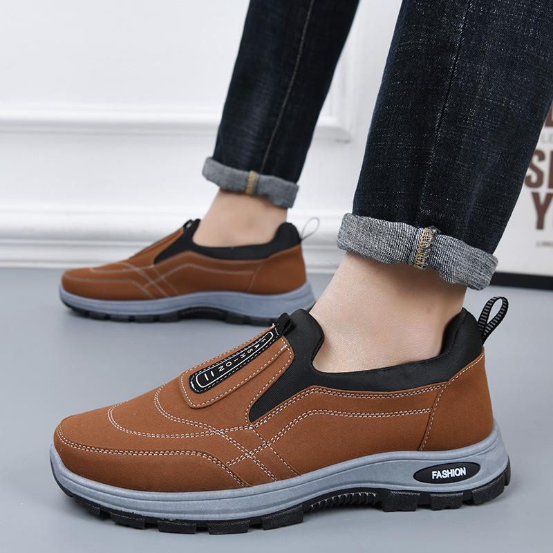 

Весна 2025 Новые однотонные универсальные туфли Обувь для альпинизма Мягкая подошва Корейская версия Повседневная обувь для ходьбы 39 дубильная кора