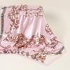 Head Scarf Women Luxury Brand Square 90*90cm Silk Foulard Satin Bandana Cheveux Soft Neckerchief Hijab Hair Scarves For Ladies