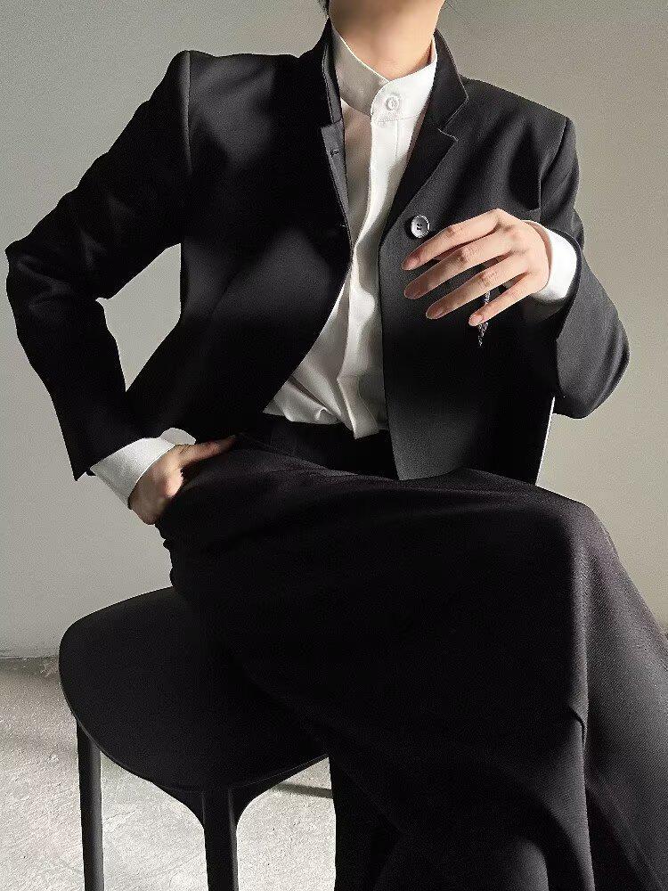 Chaqueta Casual Versátil de Corte Ajustado para Hombre Estilo Coreano