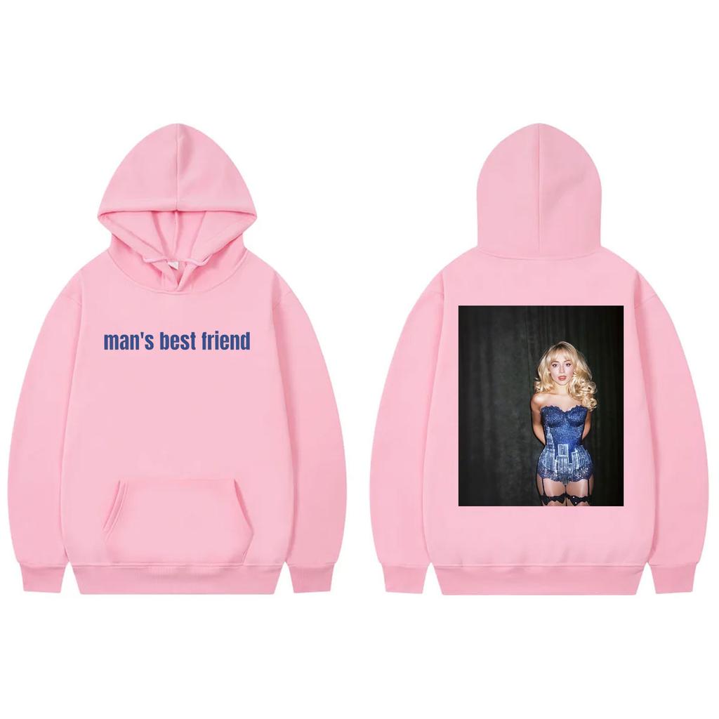 Sabrina Carpenter Man's Best Friend Hoodie High Quality Fashion Oversized Pullovers Unisex Casual Fleece Hooded Sweatshirts