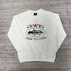 26 American Streetwear Graphic Print Crewneck Sweatshirt Loose Fit Teens