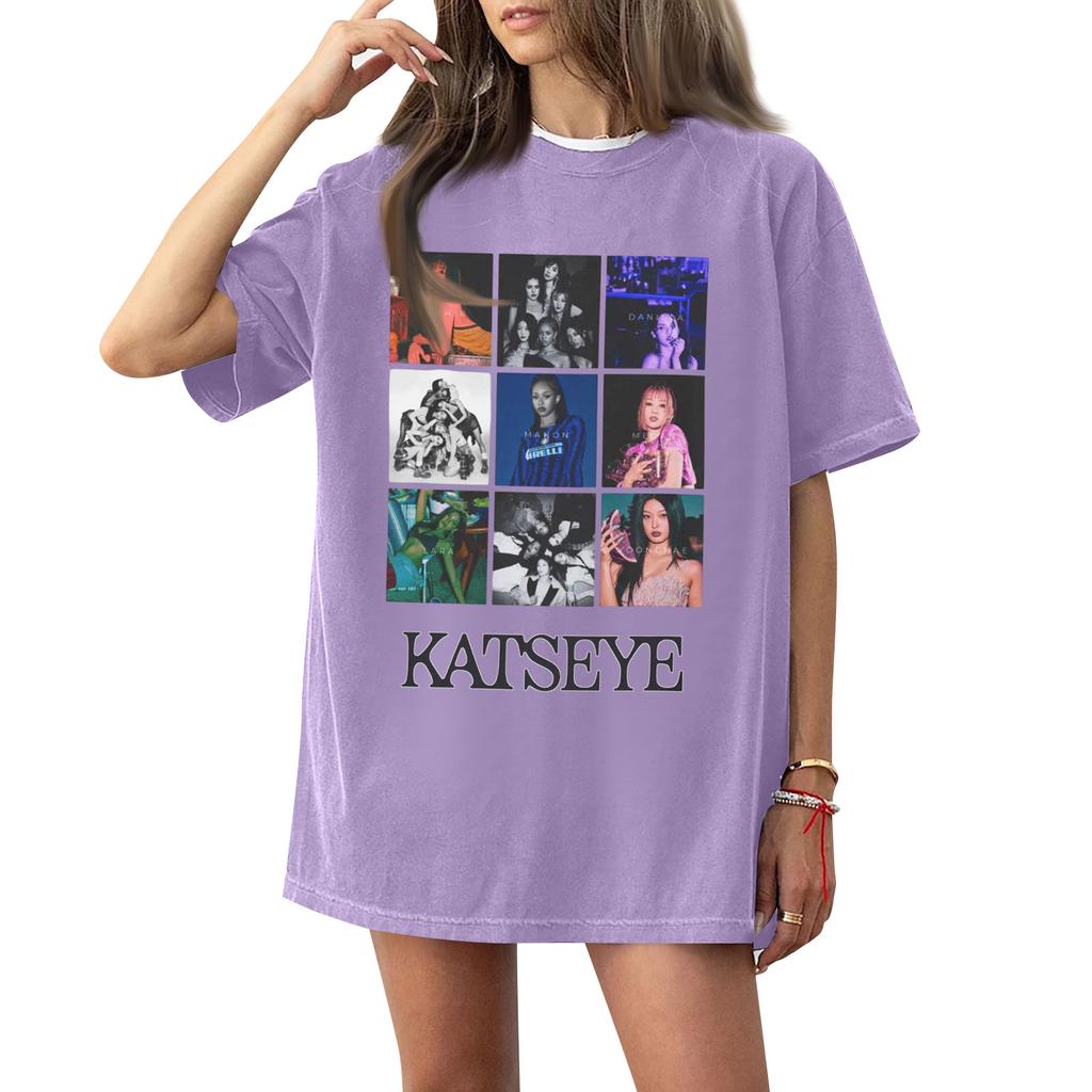 Women's Round Neck Printed Short-sleeved T-shirt Top