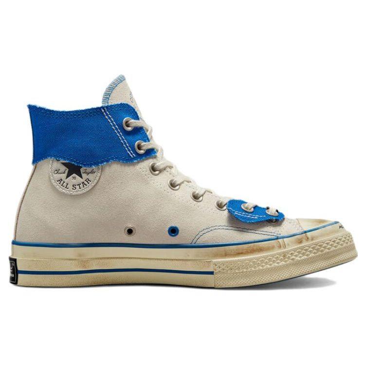 Ader Error X Converse Chuck 70 Create Next: The New Is Not New Unisex Sneakers Cream White Blue A04455C