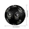 SIZE 5 Collingwood Magpies Soccer Ball Colorful All Ages Machine Stitched PVC Competition Ready Durable High-Bounce