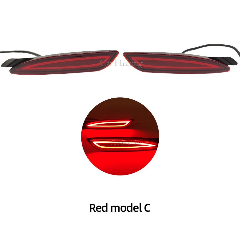 2 Stück Für Mazda 6 Atenza 19-22 Für Mazda 3 Schrägheck 19-22 CX5 22-23 Reflektor Rückleuchte Auto LED Stoßstange Bremslicht Blinker