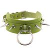 Black Spike Choker Goth  Punk Harajuku  Collar Belt Necklace Pu Leather Chocker  Cosplay Club Party  Festival Jewelry
