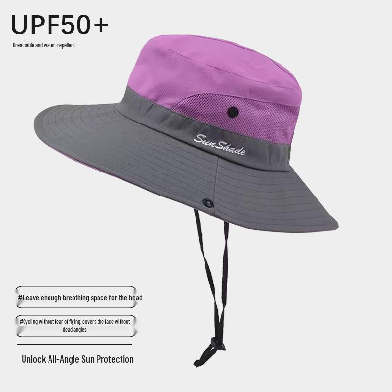 

Высококачественная дорожная шляпа рыбака с защитой от УФ-лучей Adjustable фиолетовый