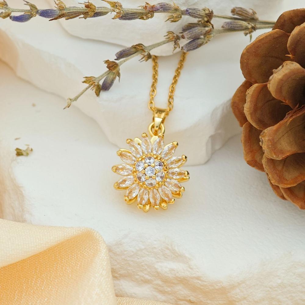 Collana da Donna Collana Farfalla Amore Rotante Accessori Versatili da Donna
