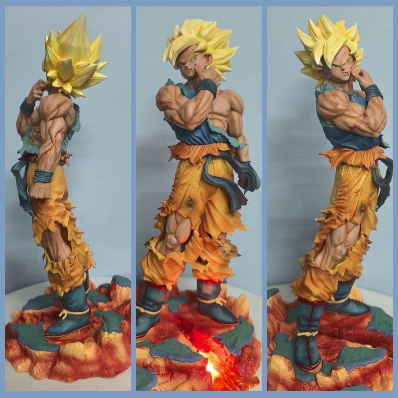 Super Saiyan, Face Pinching, Battle Loss, Sun Wukong, Infinite Z Warrior, Model Ornament, Boxed Figure.