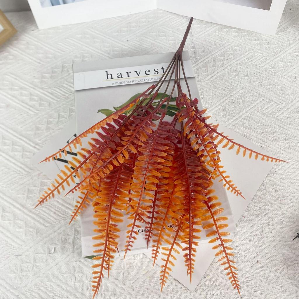 Artificial Simulation 7-Fork Plastic Persian Grass Home Decoration Gardening Wedding Outdoor Decoration