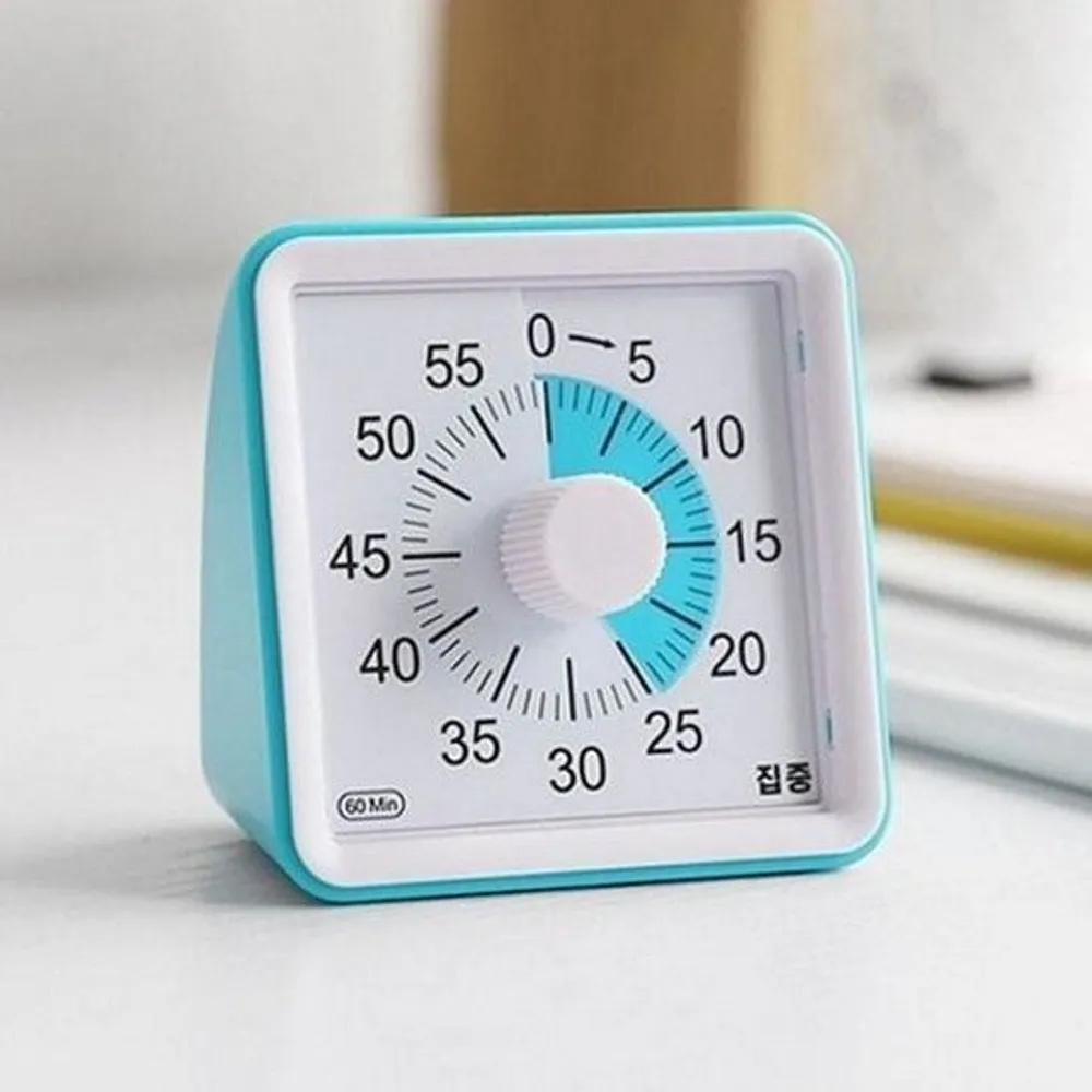 Concentration portable learning silent test timer study study timer learning timer stopwatch timer Blue