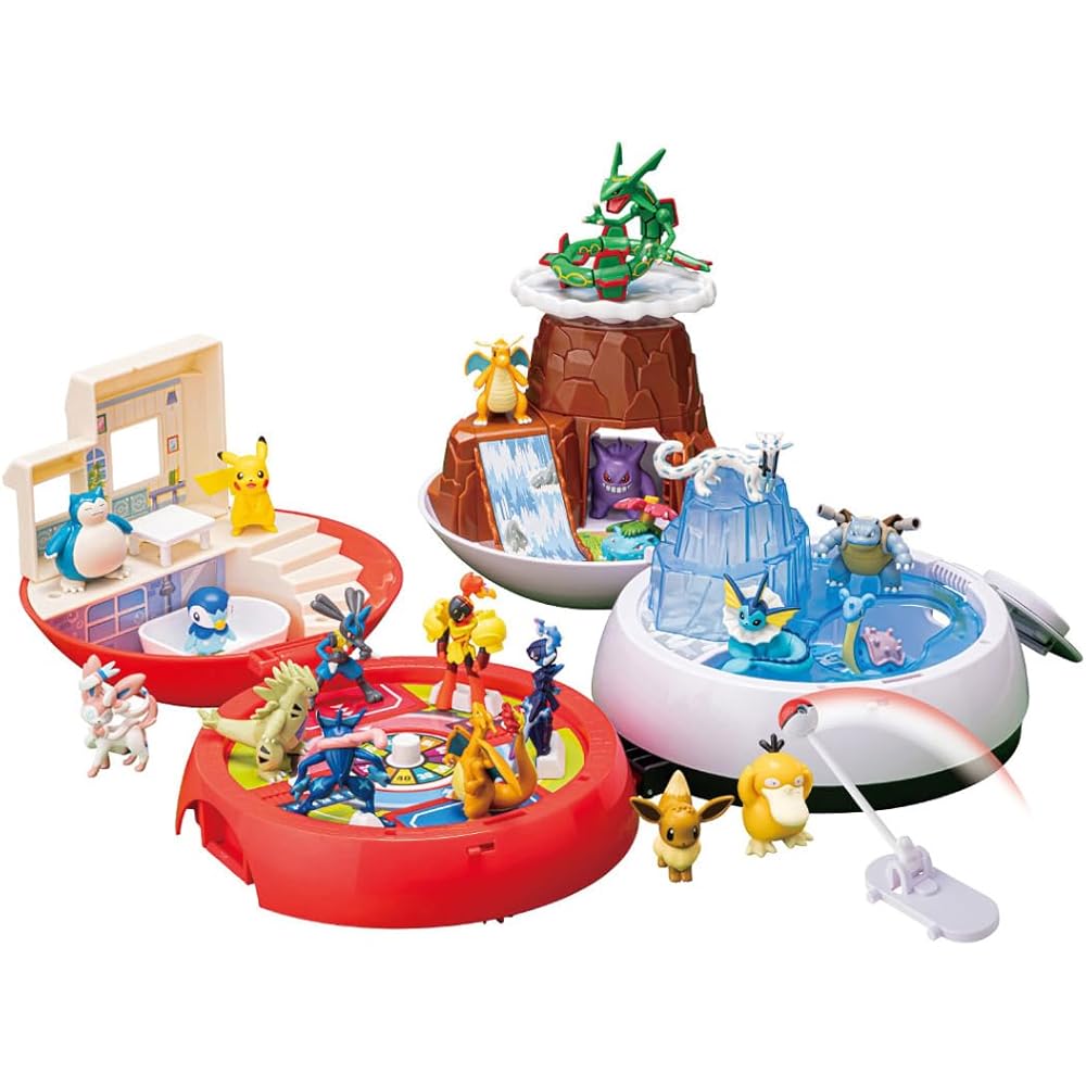 Takara Tomy Pokmon Moncolle Monster Ball Adventure Playset with Expanding Area Features